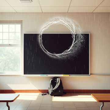 粉笔未写完的雨