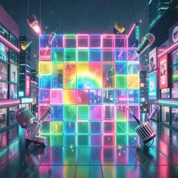 彩虹跳格子