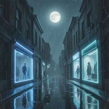霓虹剪影