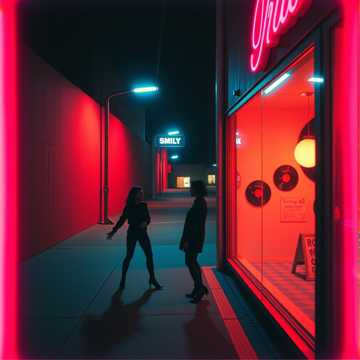 霓虹对唱点