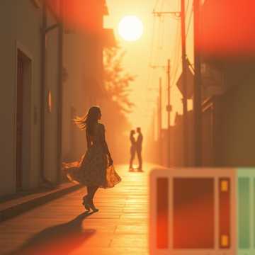 你的名字在日落时发烫