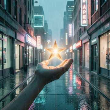 湿透的星星