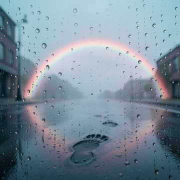 雨滴画圈圈