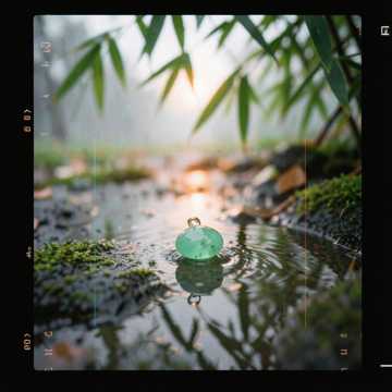 Jade in Rain