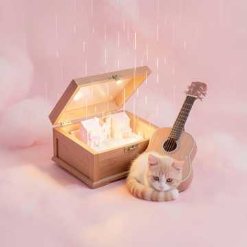 雨天撞到风