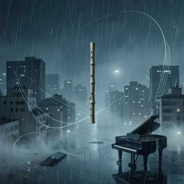 雨夜笛声