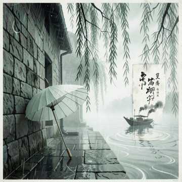 烟雨染春衫
