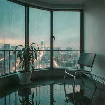 空房间的雨声