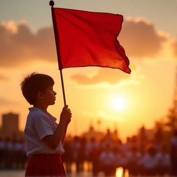 那一抹红