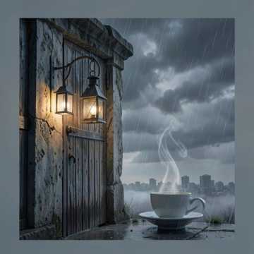 半盏孤灯听雨