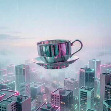 Chrome Teacup
