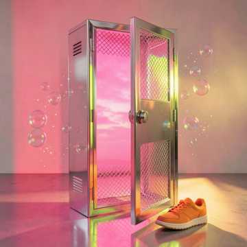 Pink Sky Hallway