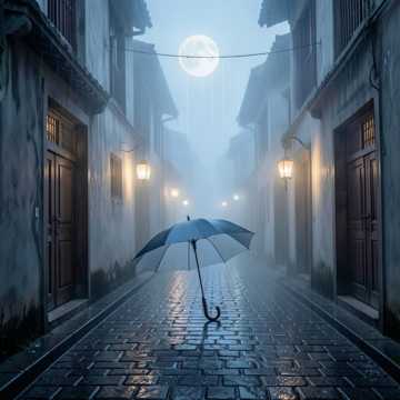雨伞路过旧时光
