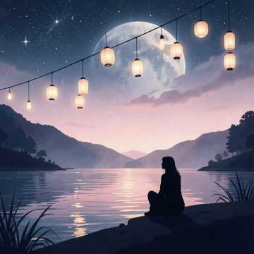 晚风吻上你眼波