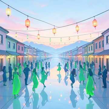 绿水青山万人舞
