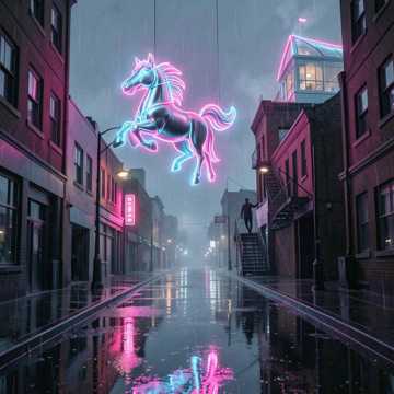 霓虹跑马灯-版本2