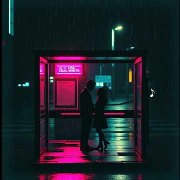 비 오는 버스정류장 (Rainy Bus Stop)