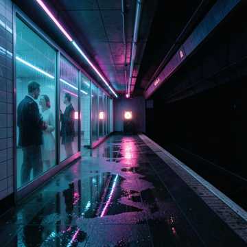 关灯听雨的霓虹音轨