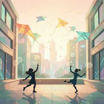 纸鸢追着东风跑