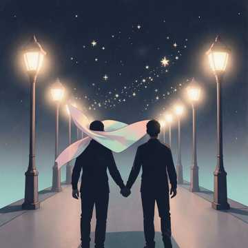 轻碰你发梢的晚风