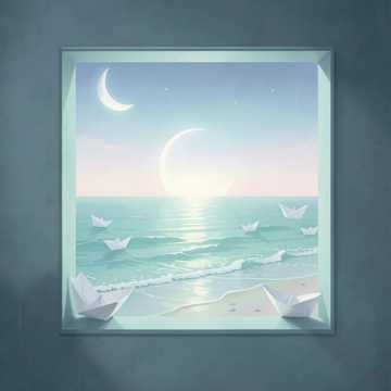 枕海寄月光