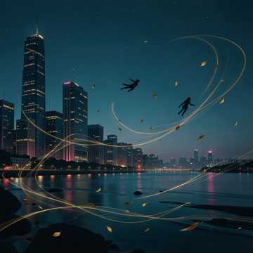 晚风漫过江岸-版本2
