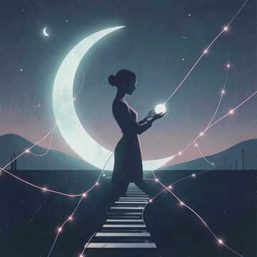 我把思念寄给月