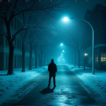 霓虹雪影盏