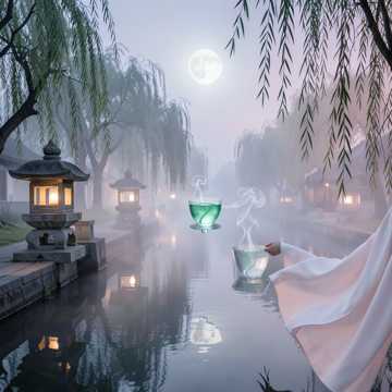 酒中仙踏月