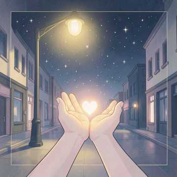 掌心落满星光