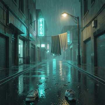 雨声踩碎整条街