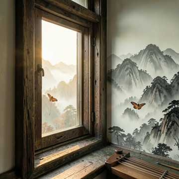 梧桐旧窗