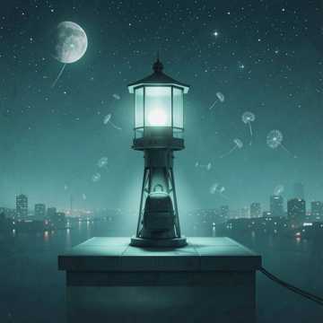 穿过黑夜的背包