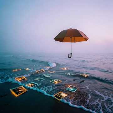 碎灯海下的底片