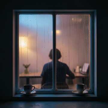 雨落空墙