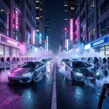 踩下油门