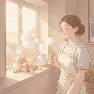 你睫毛上的晨光