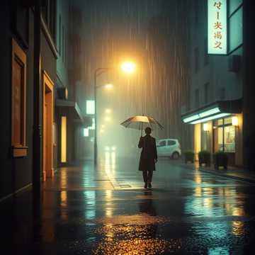 晚风暧昧路灯