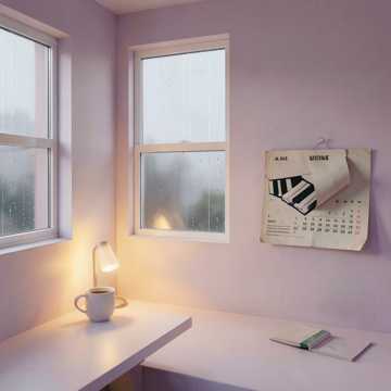 碎雨敲窗