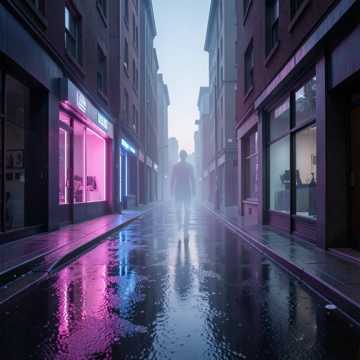 空巷霓虹