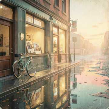 旧相册发烫的雨
