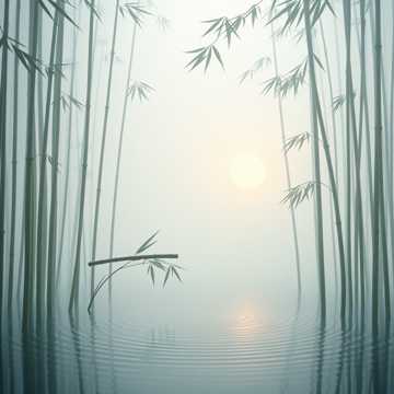 雨后竹林