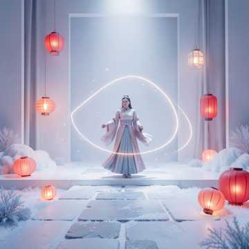 绡灯照雪