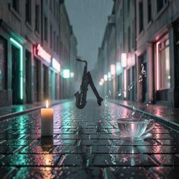 空杯碎雨