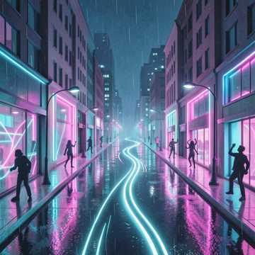 霓虹街区