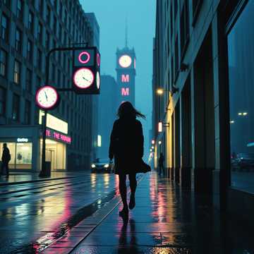 雨中停钟
