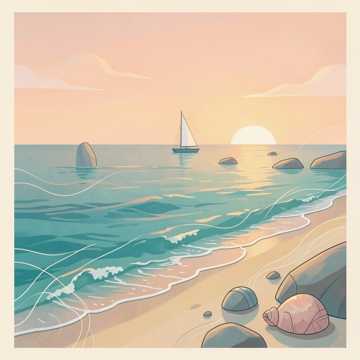 海风慢走