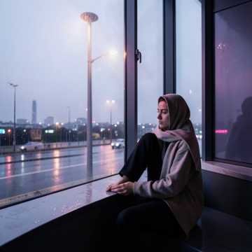 烟灰色的雨