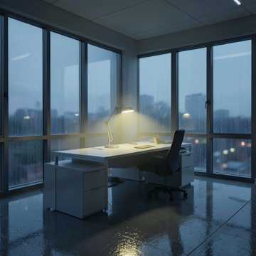 雨の蛍光灯-版本2