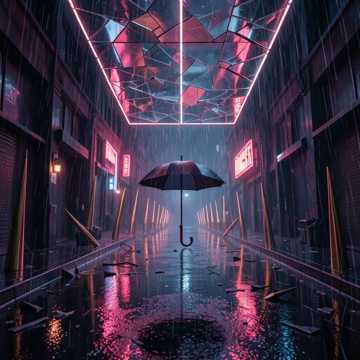 雨夜黑屏
